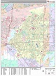 Arlington Texas Wall Map (Premium Style) by MarketMAPS