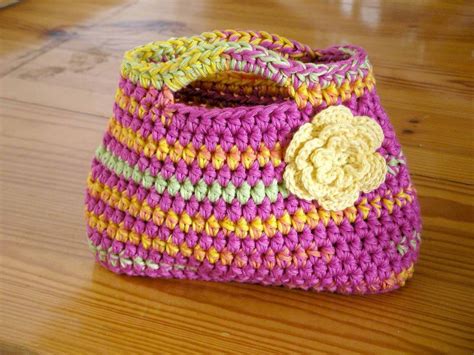 Handbag Crochet Pattern Easy Peasy Little Kids Bag Crochet