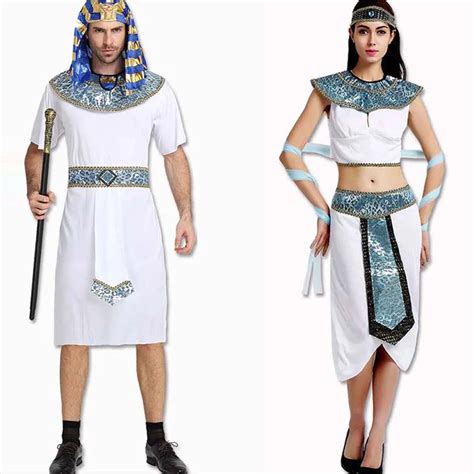 Adults Ancient Egypt White Pharaoh Costume For Men Male Cosplay