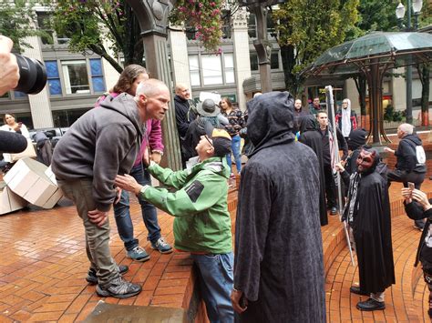 Patriot Prayer Clashes With Satanic Portland Anti Fascists Occidental