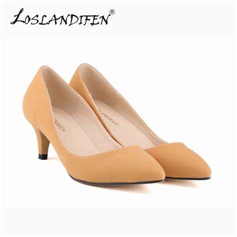 Fashion Big Size Women Nude Color High Thin Heels Pumps Brand