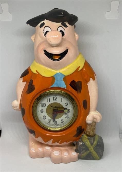 Vintage 1960s Fred Flintstone Flintstones Alarm Clock 4590194413