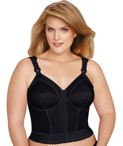 Exquisite Form Fully Front Close Longline Posture Wire Free Bra Blac Big Girls Don T Cry