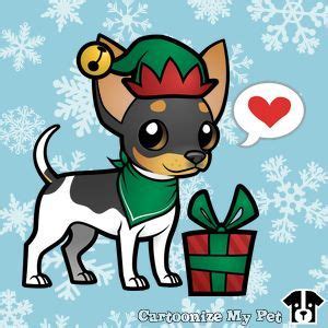 Are you searching for christmas dog png images or vector? Cute Christmas Elf Chihuahua cartoon designed on ...