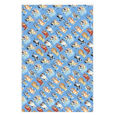 Bluey Wrapping Paper Bluey T Wrapping Paper Rolls Etsy