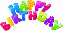 Happy Birthday Transparent PNG Backgrounds, Free Clip Art - Free ...