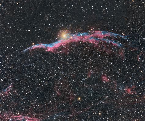 Witchs Broom Nebula Ngc 6960 Western Veil Nebula Sky And Telescope