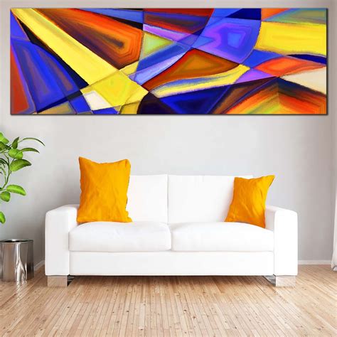 Contemporary Abstract Canvas Print Colorful Abstract Patterns
