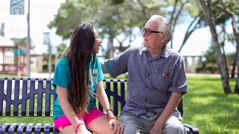 Joy Factor Teen Girl Goes To College With Her 82 Year Old Grandfather