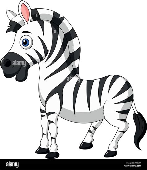 Cute Zebra Cartoon Stock Vector Image And Art Alamy
