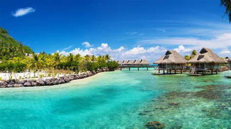 Tropical Beach Resort Bora Bora