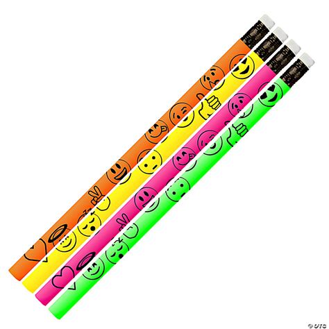 Musgrave Pencil Company Everyday Emojis Pencil 12 Per Pack 12 Packs