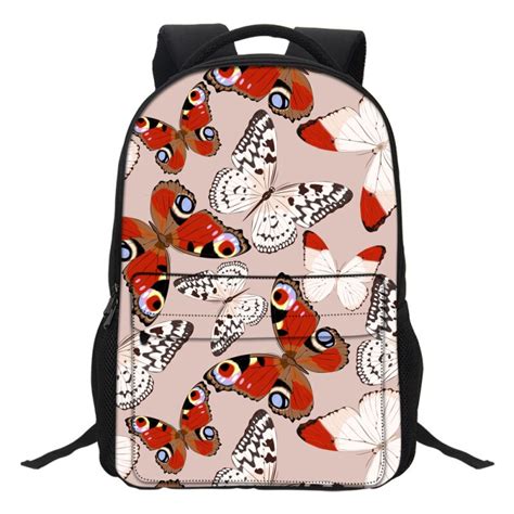 2018 Veevanv Girls School Backpacks Women Fashion Butterfly Printing