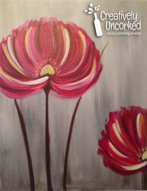 Silver And Red Flowers Creatively Uncorked