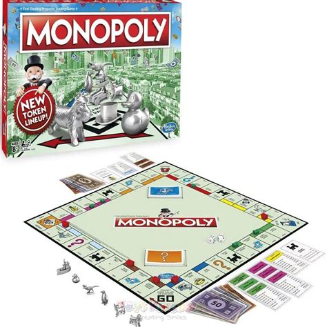 Los componentes que dan vida al juego monopoly barato , son un legendario tablero con casillas donde condicionaran nuestras acciones , fichas que representarán a los players , dos dados, pequeñas. Monopoly Classic Board Game Toys Kingdom - EN