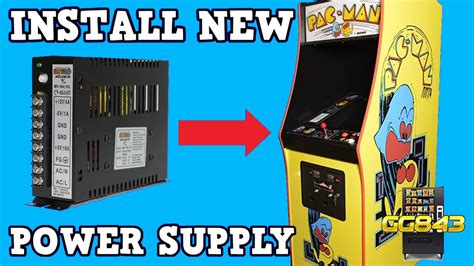 How To Install A Switching Power Supply Into A Pac Man Ms Pac Man