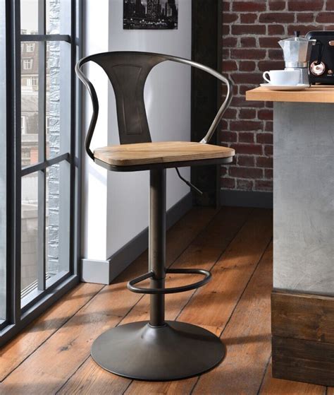 Industrial Swivel Bar Stools With Backs For Easy Access You Can Buy
