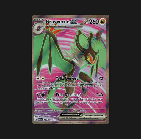 Bruyverne Ex 246193 Évolutions à Paldea Cartes Pokémon