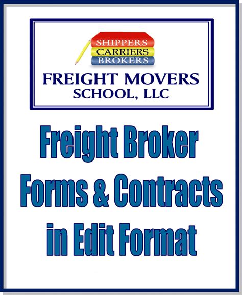 Freight Broker Forms & Contracts - Freight Movers School, LLC