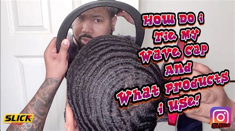 What Products Im Using How I Tie My Wave Cap 360 Waves Youtube