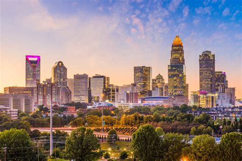 Charlotte North Carolina Usa Skyline 2200 Ncada