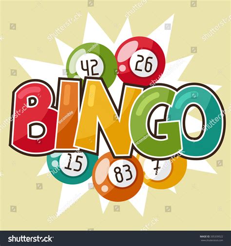 Bingo Lottery Retro Game Illustration Balls Stock Vector Royalty Free