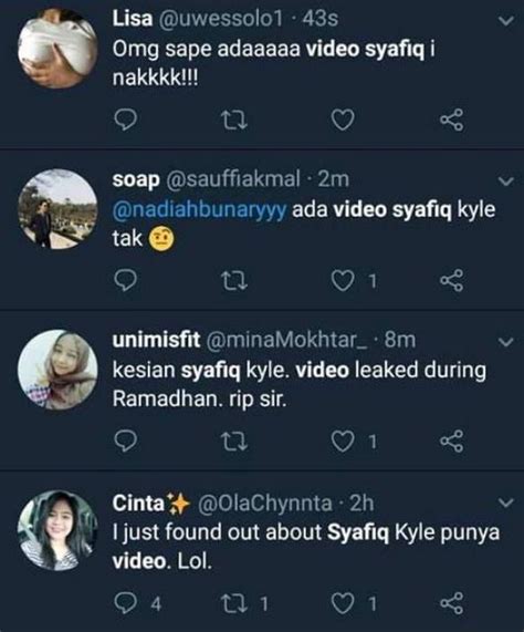 Insyaallah tak hehe ✌ twitter.com/zazlynazmi/sta… syafiq kyle. Video Penuh Syafiq Kyle Melancap Viral Di Twitter Malaysia