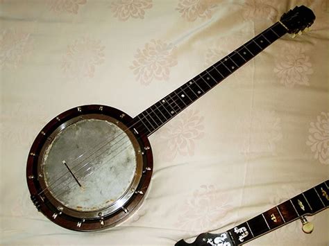 Geolabuk Antique 5 String Zither Banjo English C1910