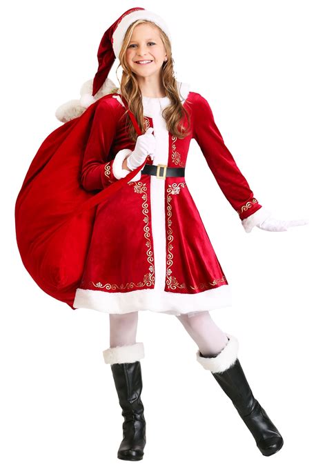2021新作モデル Santa Costume Kids Dress Girls Outfit Christmas Outfits Blog