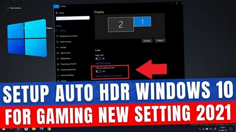 How To Activateenable Auto Hdr In Windows 10 And 11 Pc For Gaming Fps