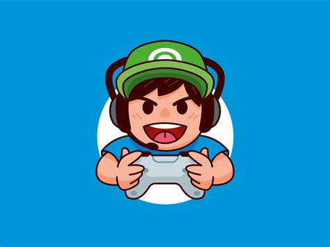 Gamer Boy Character Mascot By Manu On Dribbble