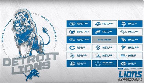 2022 Detroit Lions Schedule