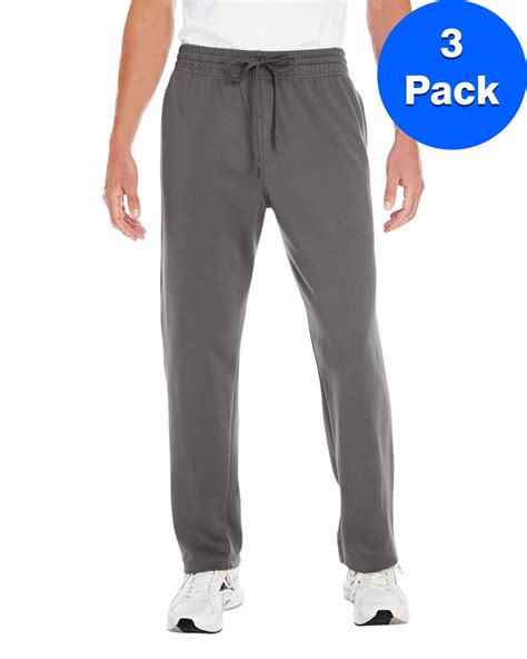 Performance Tech Open Bottom Sweatpants With Pockets 3 Pack