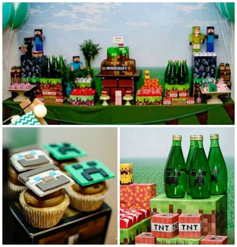 Minecraft Birthday Party Via Karas Party Ideas