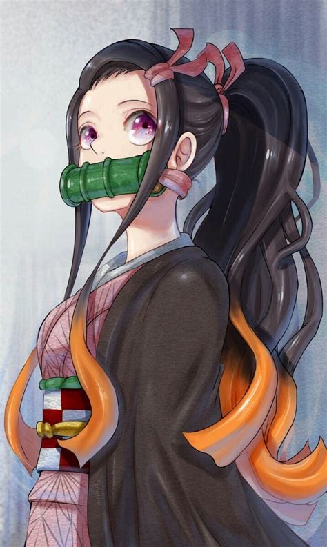 Nezuko Fanart Cute ~ Nezuko Neko Bnha Kamado Naruto Imagine パーカー Moe