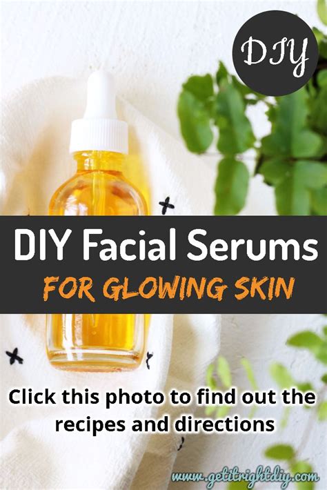 Homemade Skin Care Facial Serum In 2020 Facial Serum Recipe