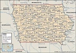 Map of Iowa ~ mapvine