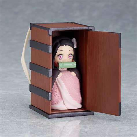Box Displayed With Miniature Figure Of Nezuko Included With Figma