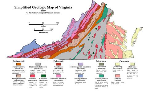 Maps And Diagrams The Geology Of Virginia