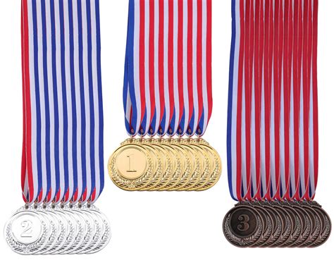 Buy 18 Pack Gold Silver Bronze Award Medals 25 Inch Award Medals
