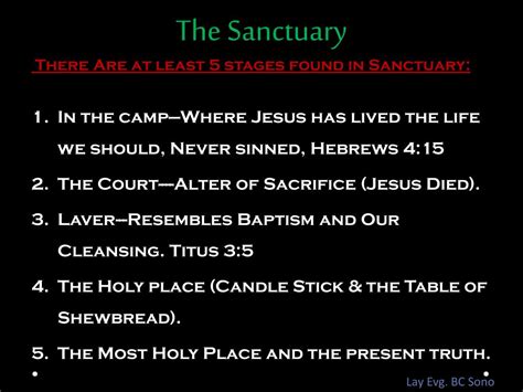 Ppt The Sanctuary In The Wilderness Powerpoint Presentation Free