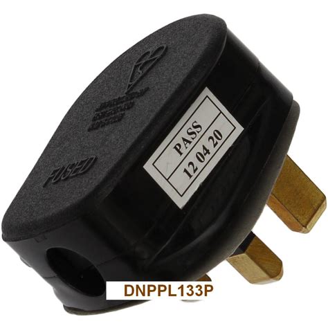 13 Amp 3 Pin Fused Plug Is Manufactured To Bs1363 Rewireable And Cord