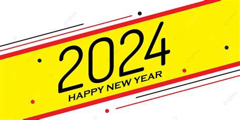 Happy New Year 2024 Banner Design Vector Background New Year 2024