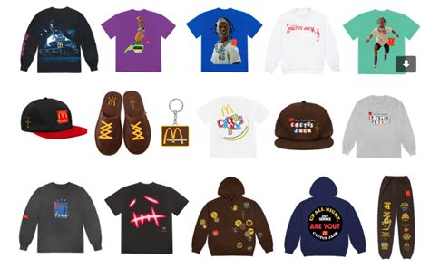 Travis Scott And Mcdonalds Unload A Second Collection Of Merch