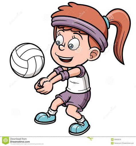 Volleyball Cartoon Clipart Free Download On Clipartmag