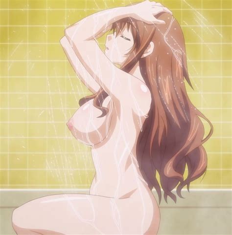misumi kei okusama ga seito kaichou highres 10s 1girl bathing breasts brown hair large
