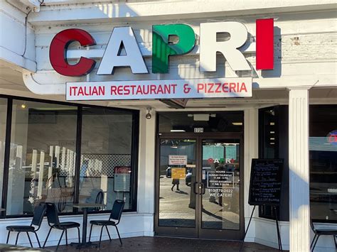 Capri Italian Restaurant And Pizzeria Fayetteville Nc 28303 Menu