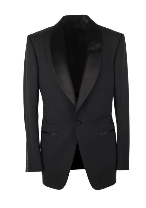 Tom Ford Windsor Black Tuxedo Smoking Suit Size 46 36r Us Fit A