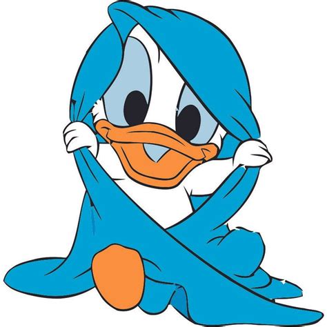 Baby Donald Duck With Blanket Cartoon Characters Tv Show Toddler