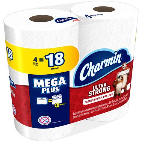 Charmin® Ultra Strong™ Toilet Paper 4 Ct Pack Brickseek